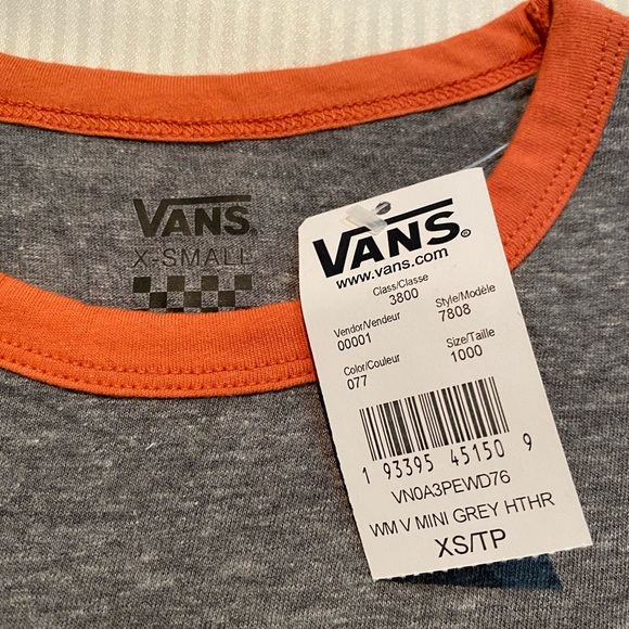 Vans Mini Ringer Short Sleeve Tee T-Shirt - Picture 6 of 6